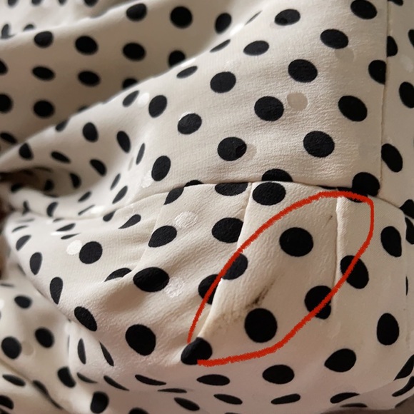 Carolina Herrera polka dot 100% silk dress - Picture 13 of 14